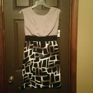 ALxy Gray and black dress.